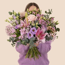 Bouquet de fleurs Nuage poudré