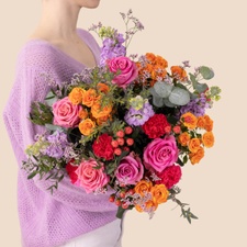 Bouquet de fleurs Palette multicolore