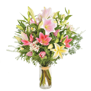 Bouquet de fleurs Paradilys Naissance bébé fille