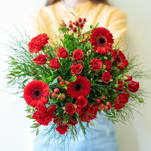 Bouquet de fleurs Pomme d'amour