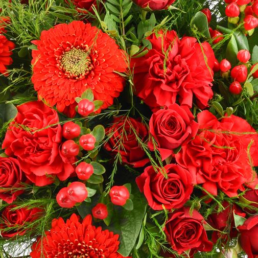 Bouquet de fleurs Pomme d'amour et son champagne Devaux