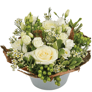 Composition florale Cocon Anniversaire