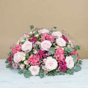 Fleurs deuil Bel hommage rose Collection Deuil