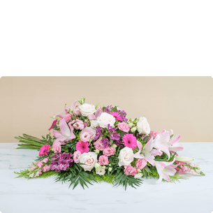 Fleurs deuil Voyage astral rose Collection Deuil