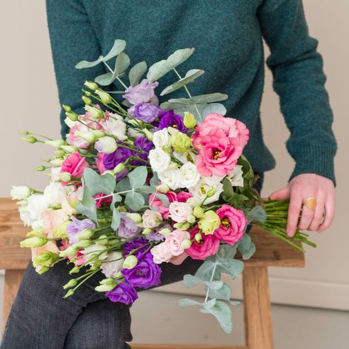 Bouquet de fleurs Bouquet de lisianthus