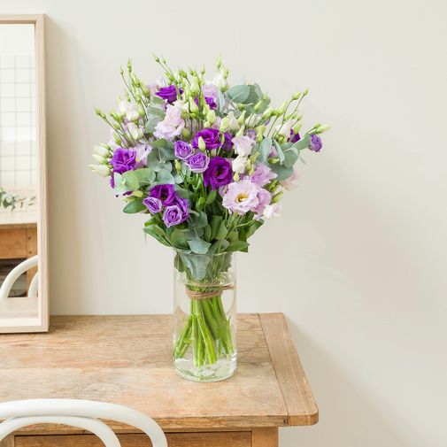 Fleurs et cadeaux Brassée de lisianthus - Gémeaux