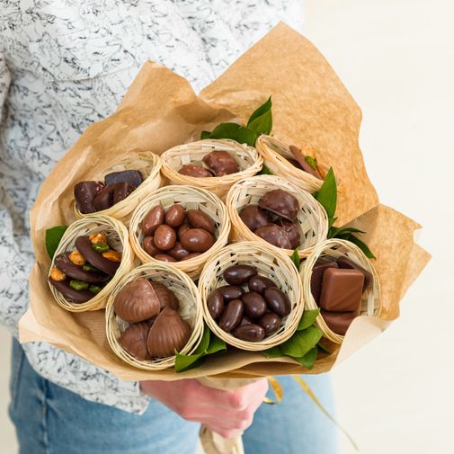 Fleurs et cadeaux Bouquet de chocolat - Gémeaux