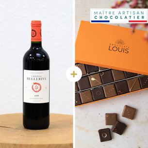 Fleurs et cadeaux Le Sommelier - Vin rouge & chocolats Collection Hommes