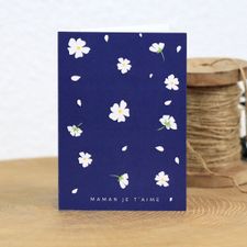 Bouquet de fleurs Carte Message Petites fleurettes